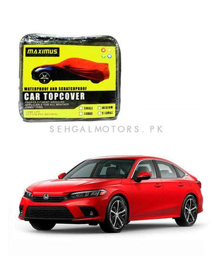 Honda Civic Maximus Non Woven Car Top Cover 2022 - 2025 - - Scratchproof And Waterproof - Without Belt
