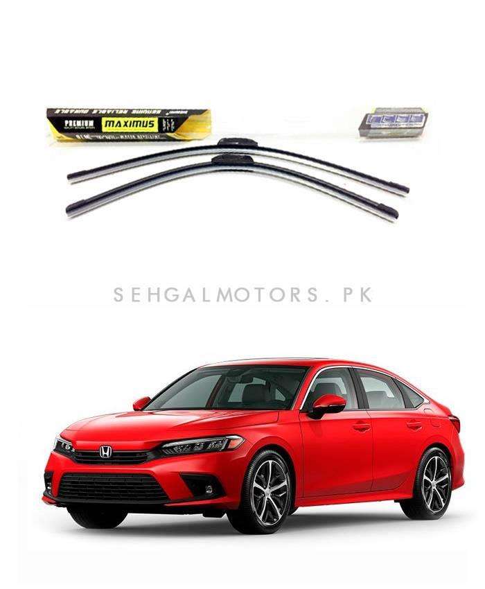 Honda Civic Maximus Premium Silicone Wiper Blades - Model 2022-2023