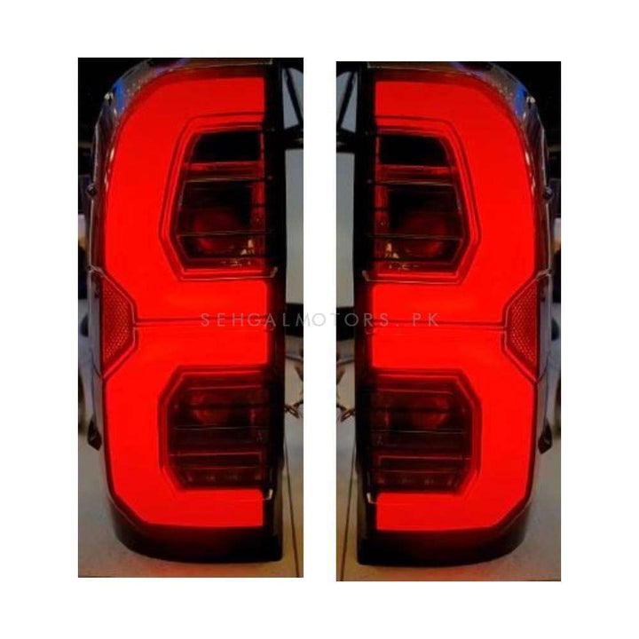 Toyota Hilux Vigo Rocco Style Tail Lamps Light Smoke - Model 2005-2016