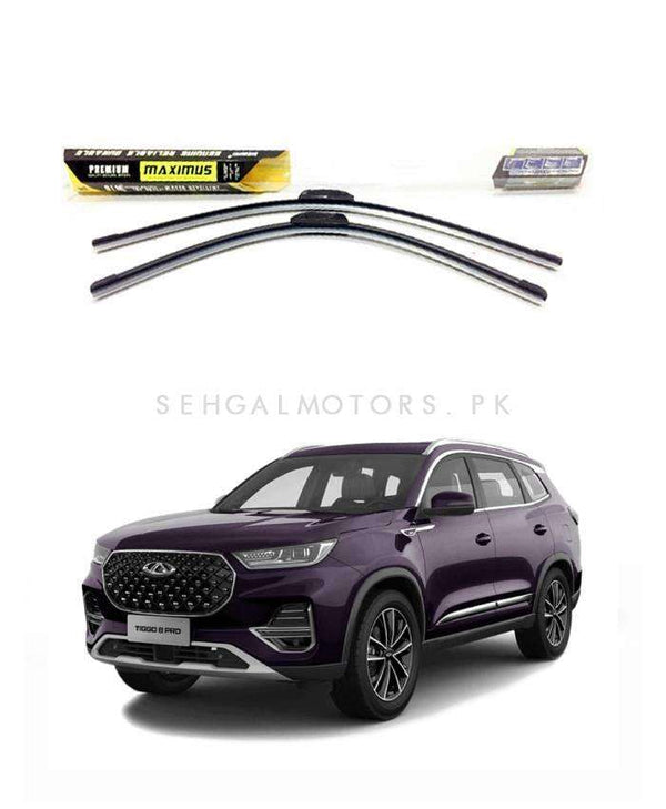 Chery Tiggo 8 Pro Maximus Premium Silicone Wiper Blades - Model 2022-2024