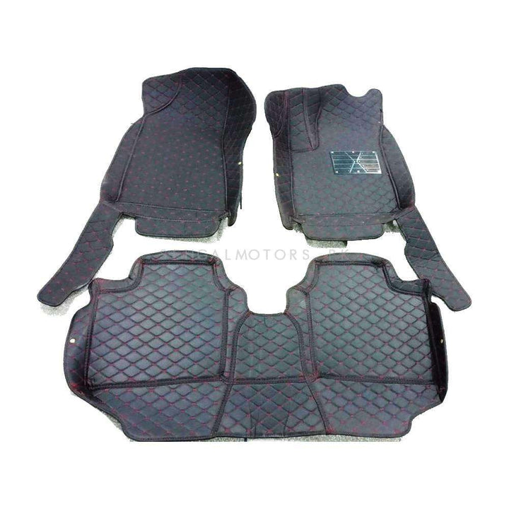 Changan Alsvin 7D Floor Mats Black 3 Pcs - Model 2021-2024