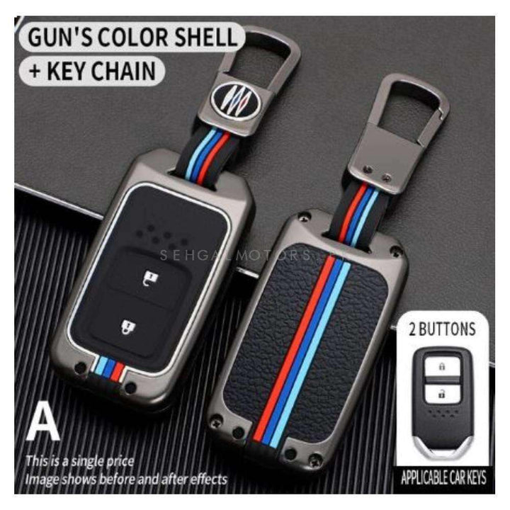 Honda Vezel Key Cover With Metal Shell - Model 2013-2022