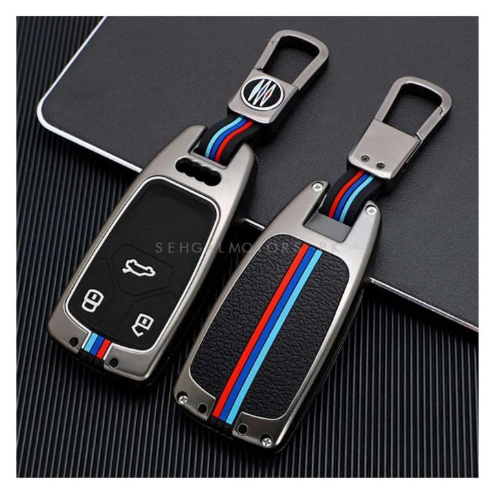 Audi A4 Key Cover With Metal Shell - Model 2016-2018