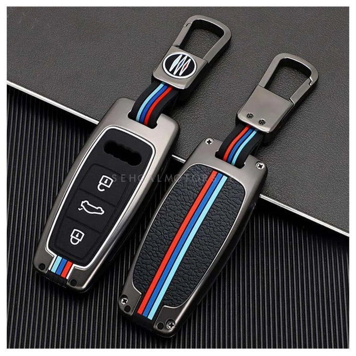 Audi A5 Key Cover With Metal Shell - Model 2017-2018