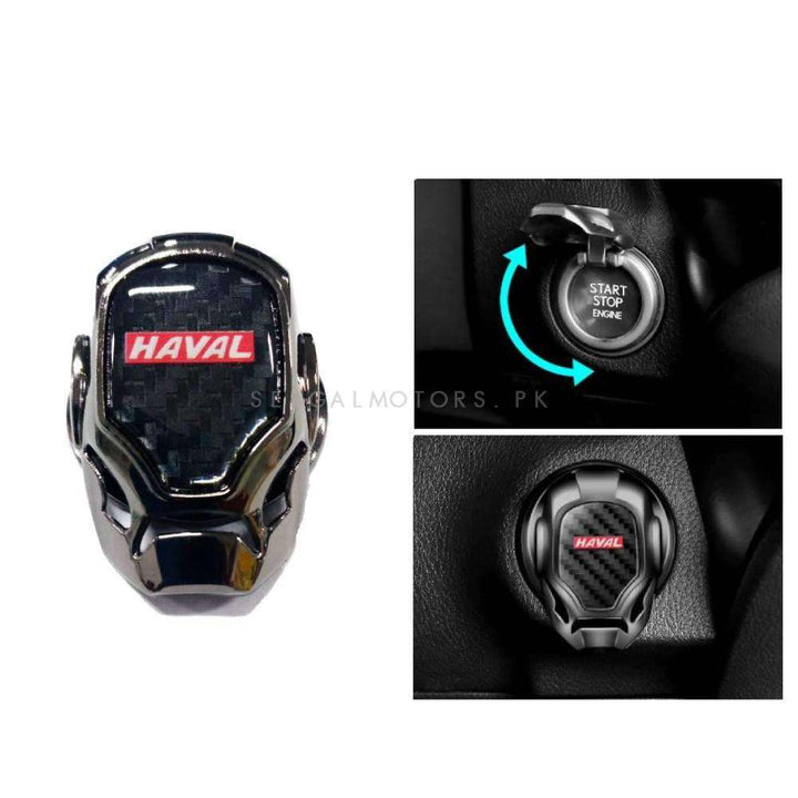 HAVAL Car Engine Push Start Stop Button Carbon Fiber