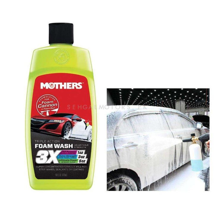 Mothers 3X Triple Action Foam Wash