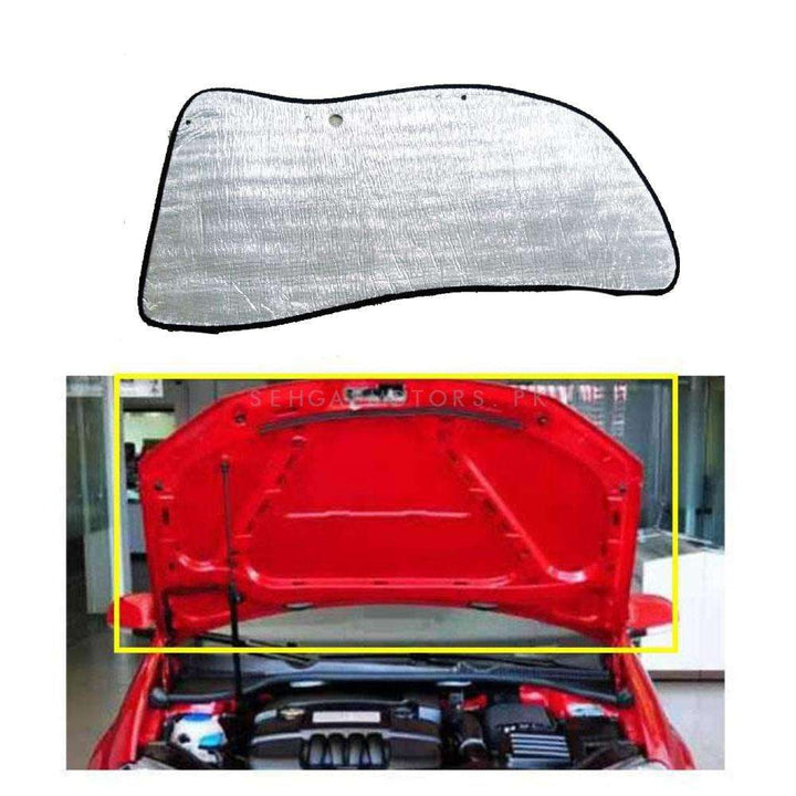 Honda City 2D Aluminum Bonnet Liner Cover - Model 2008-2017