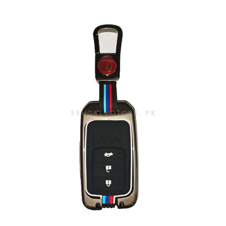 Honda Civic Key Cover With Metal Shell 3 Buttons - Model 2016-2021