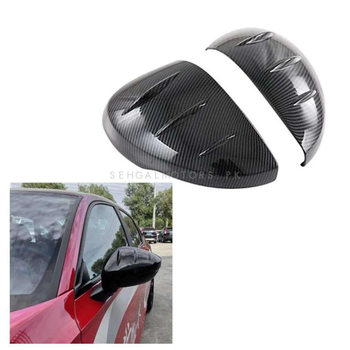 Honda Civic Side Mirror Cover Carbon Fiber - Model 2022-2023