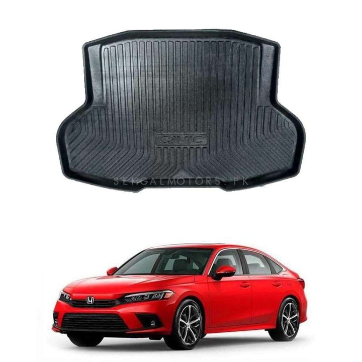 Honda Civic 5D Trunk Mat Black - Model 2022-2023