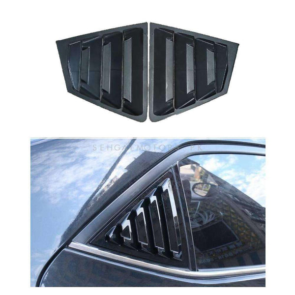 Toyota Yaris Quarter Glass Evo Rack Louver Vents 2 Pcs - Model 2020-2022