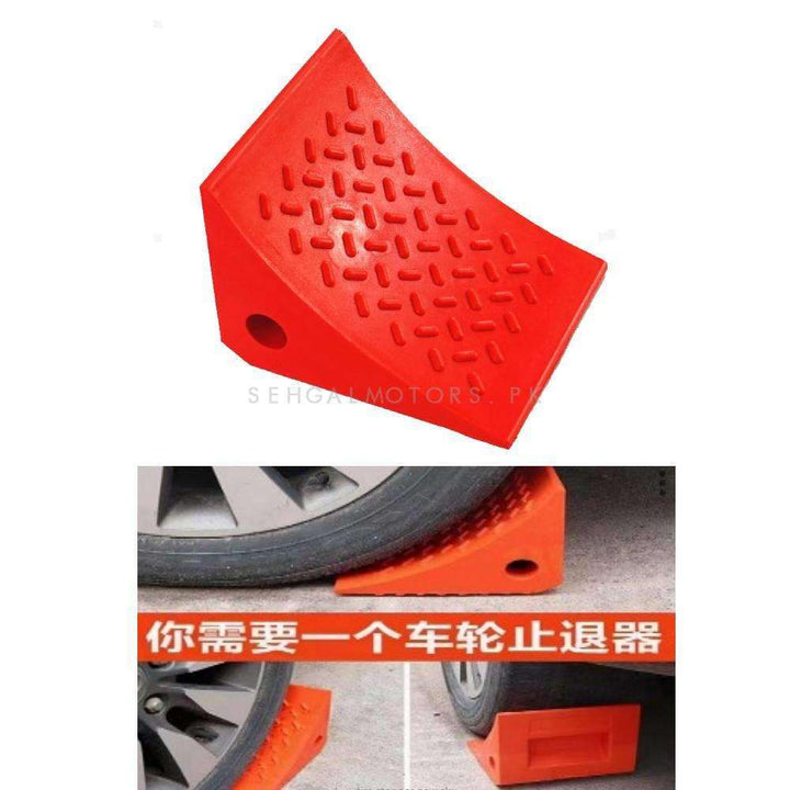 Auto Anti slip Block Rubber Car Tire Stopper - Each