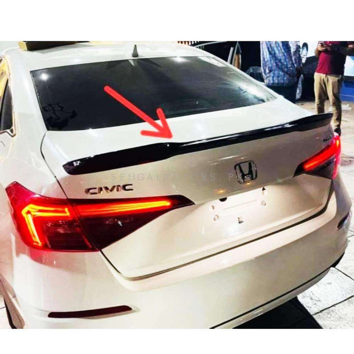 Honda Civic Rear RS Style Spoiler Unpainted - Model 2022-2024