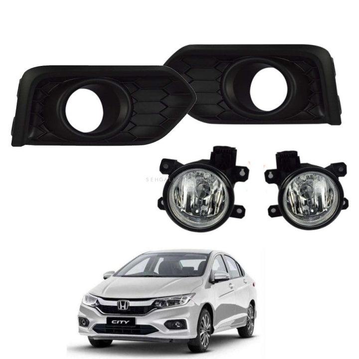 Honda City DLAA Fog Lamps Bumper Light without Chrome HD847 - Model 2021-2022