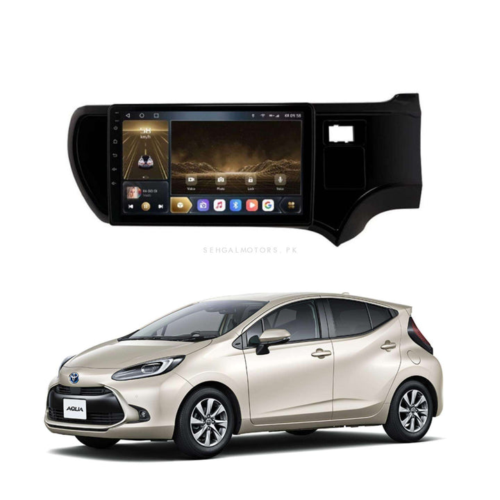 Toyota Aqua Android LCD Black 9 Inches - Model 2021-2024