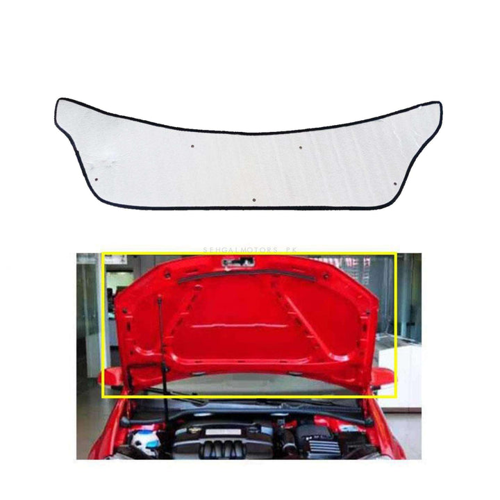 Toyota Vitz 2D Aluminum Bonnet Liner Cover - Model 2010-2017