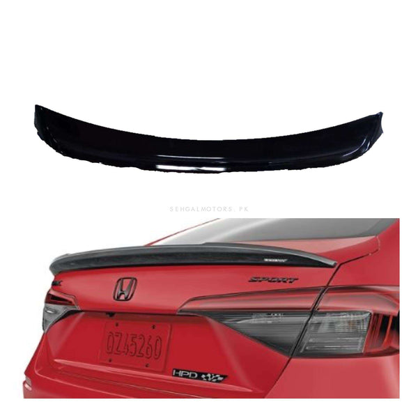 Honda Civic Rear Trunk Spoiler Ducktail Style - Model 2022-2024