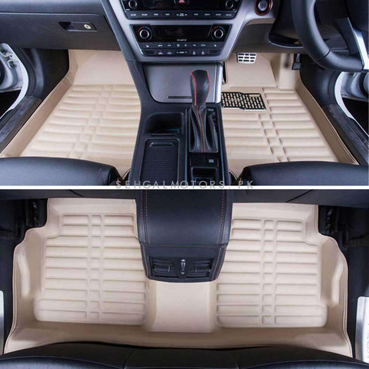 Toyota Land Cruiser LC200 5D Floor Mat Beige 4pcs - Model 2015-2021