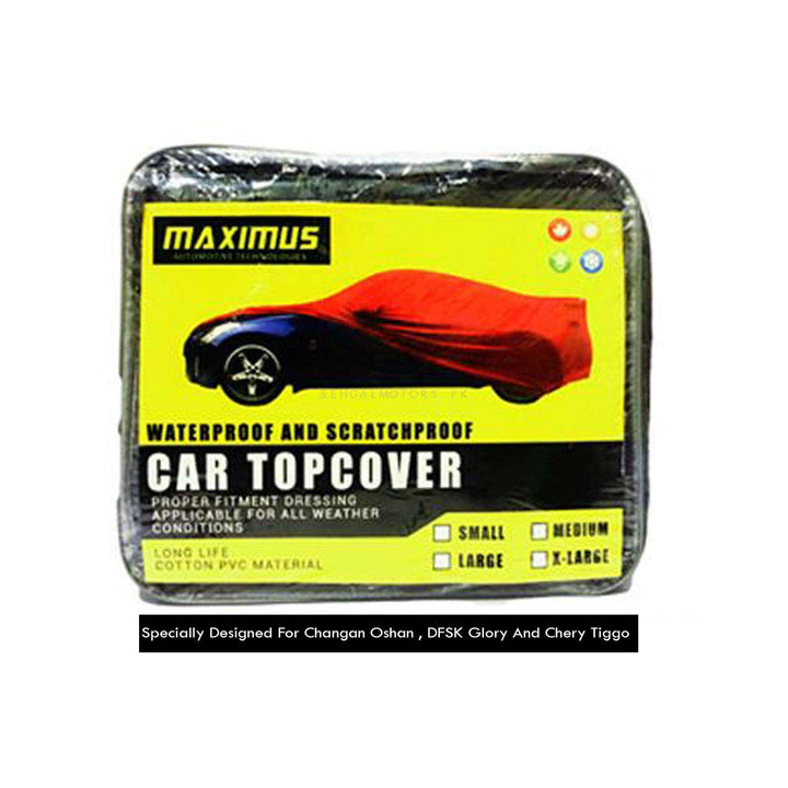 Maximus XXXL Non Woven Scratchproof Waterproof Car Top Cover - XXXL Premium Cross Over Size