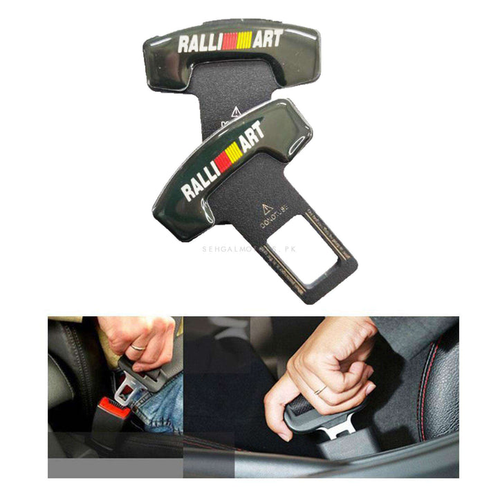 Ralli Art Logo Mini Seat Belt Clip Metal