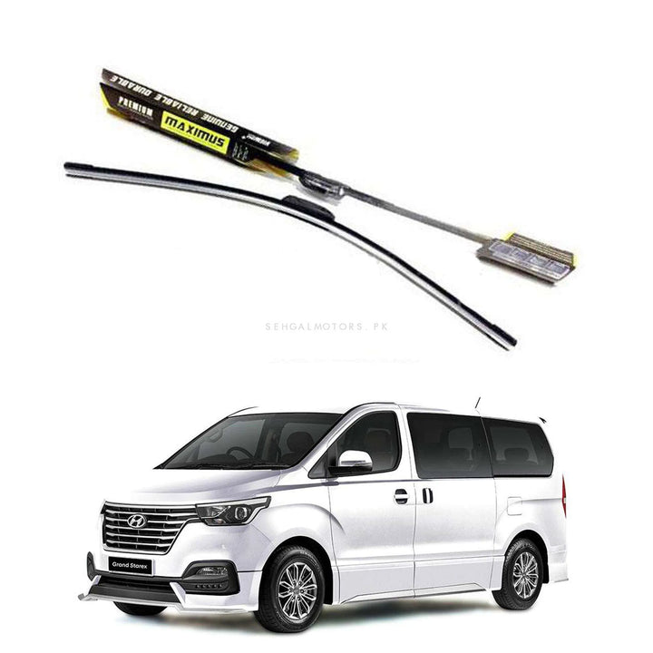 Hyundai Grand Starex Maximus Premium Silicone Wiper Blades - Model 2019-2022