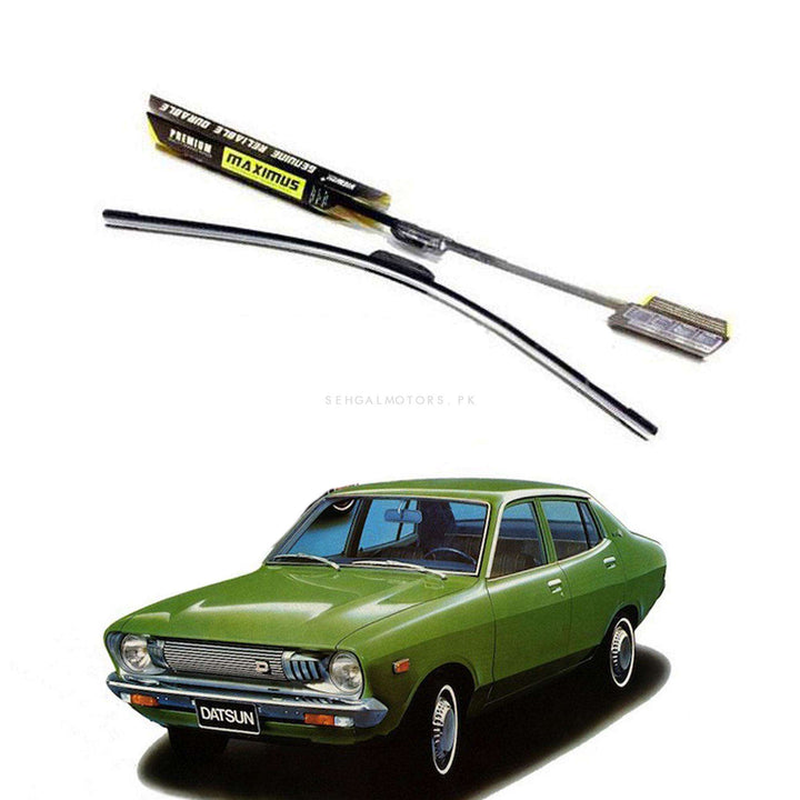 Datsun 120Y Maximus Premium Silicone Wiper Blades - Model 1977-1981