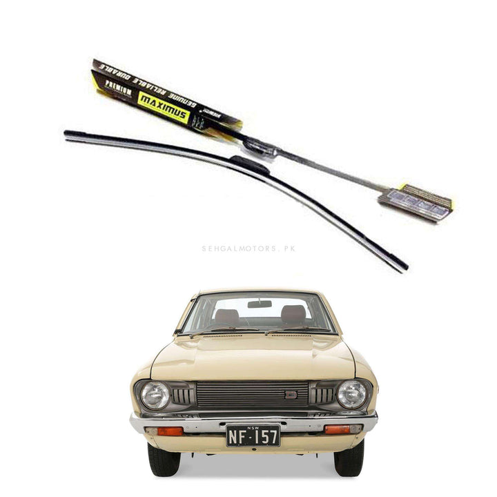 Datsun 120Y Maximus Premium Silicone Wiper Blades - Model 1973-1977