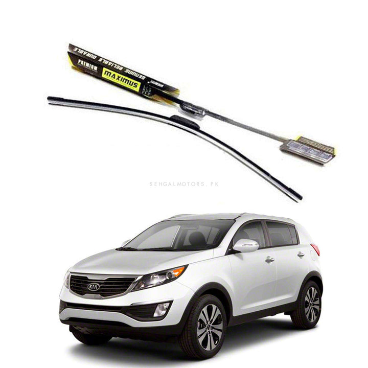 KIA Sportage Maximus Premium Silicone Wiper Blades - Model 2012 -2024