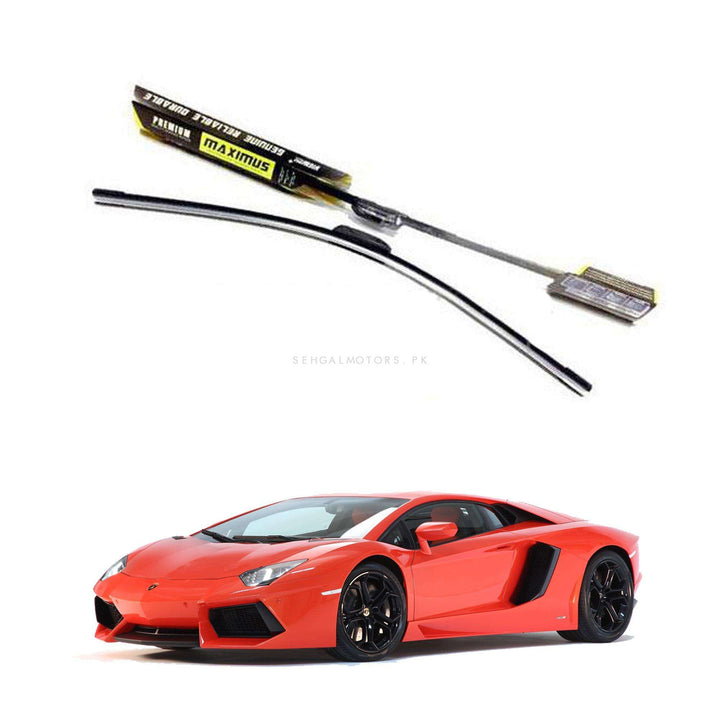 Lamborghini Aventador Maximus Premium Silicone Wiper Blades - Model 2011 -2022