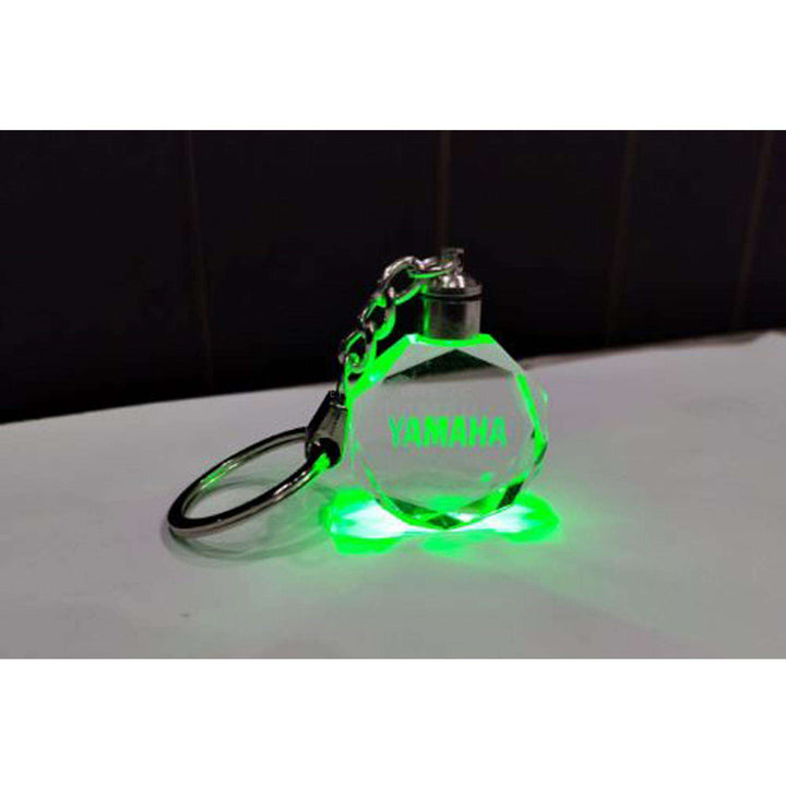 Yamaha Logo LED Crystal Key Chain Ring