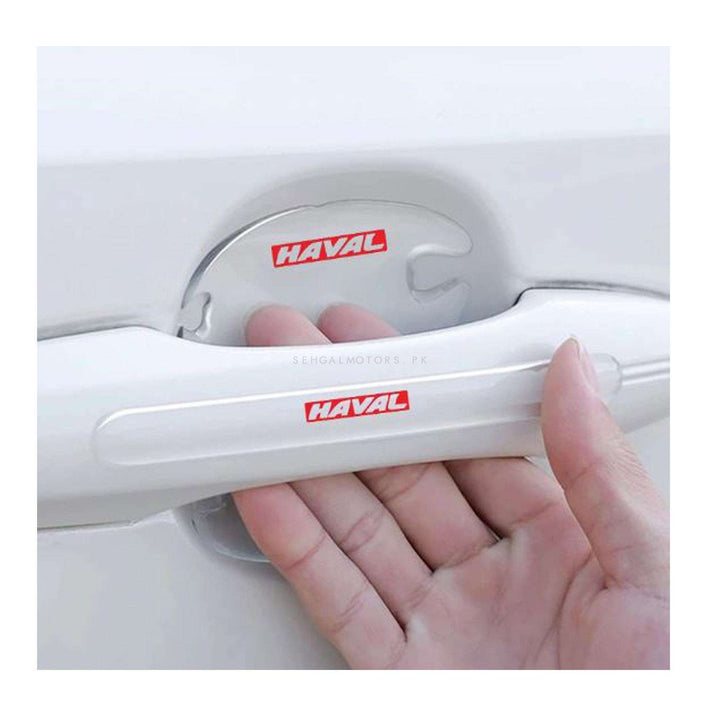 Haval Door Handle Bowl Silicon Transparent Stickers Anti Collision Protection Strip - 8PC