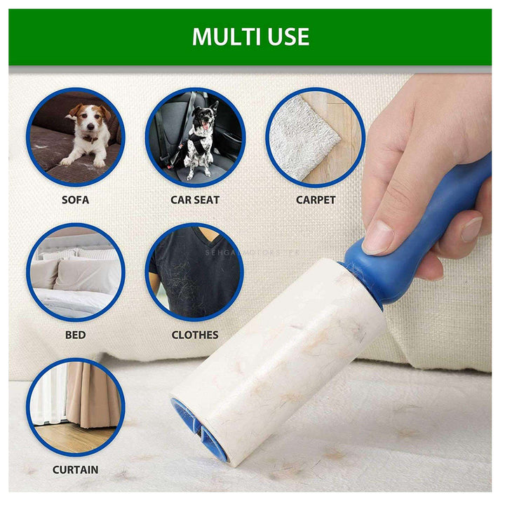 Lint Roller Pet Hair Cleaning Brush Style A - Multi