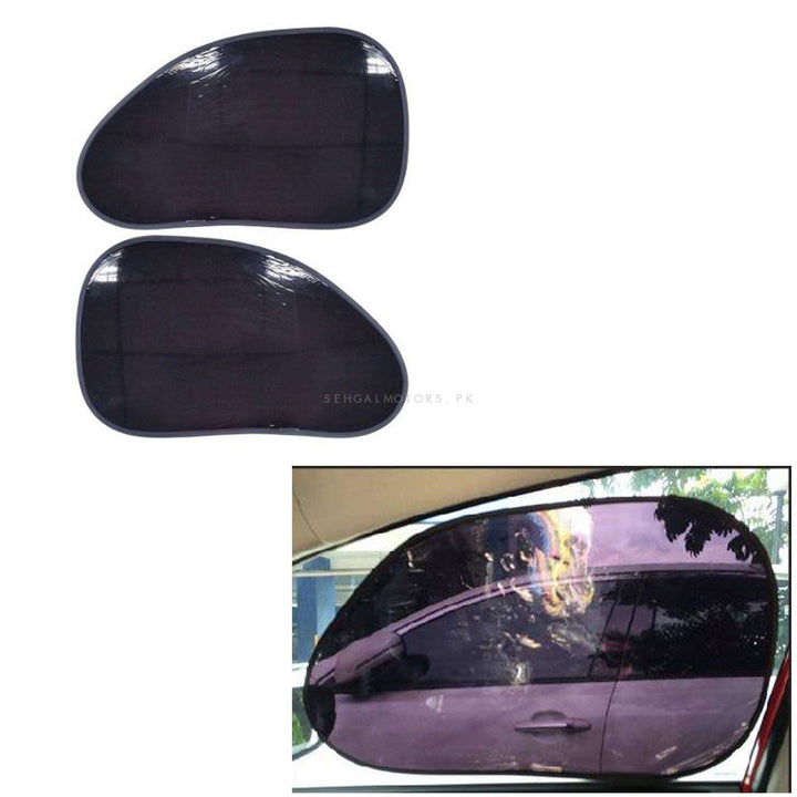 High Efficiency Static Electric Sun Shade for Car Front Door Windows UV block - 2PC