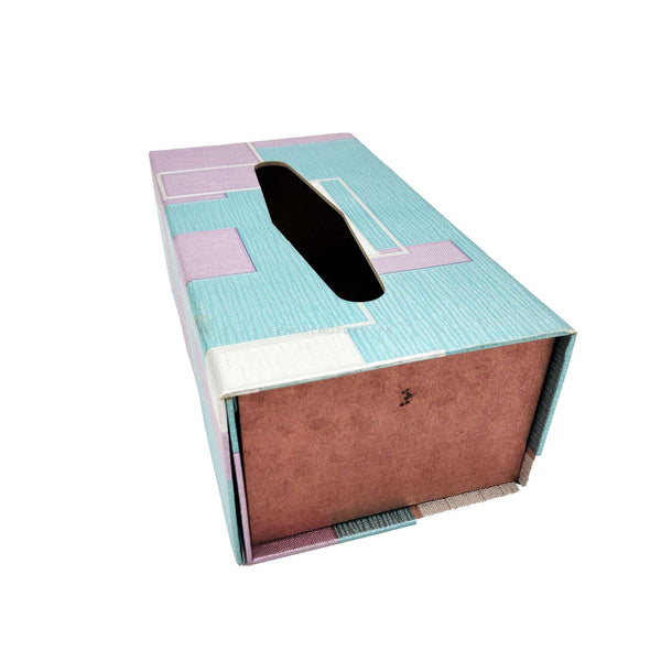 Car Tissue Box Double Shade - Pink And Blue