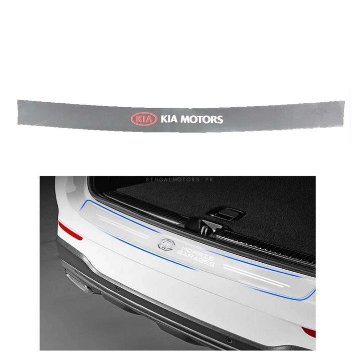 KIA Logo Back Bumper Protector Transparent