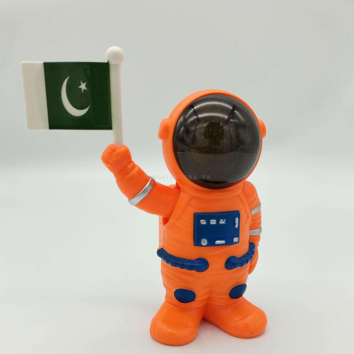 Astronaut with Pakistan Flag Sculpture Car Dashboard Multi Colour