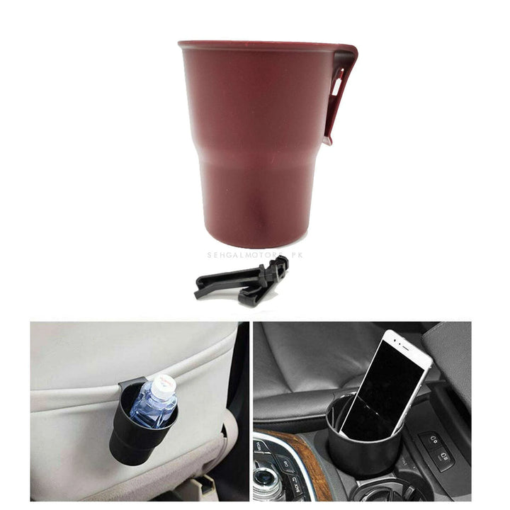 Air Outlet Car Cup Holder Big Style - Mehroon