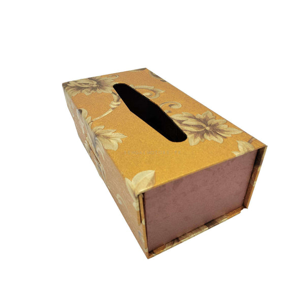 Car Tissue Box Flowers Style - Copper