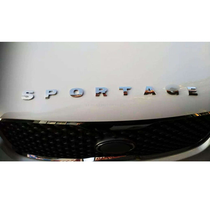 Sportage Words Alphabet Letters Logo Chrome