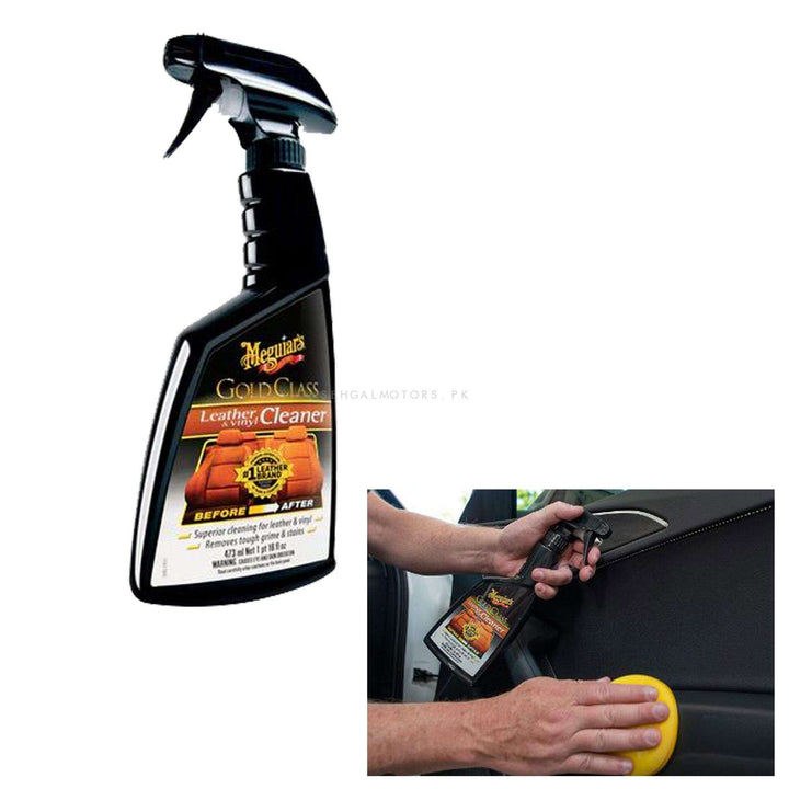 Meguiars Gold Class Leather & Vinyl Cleaner Spray G18516 - 473ML