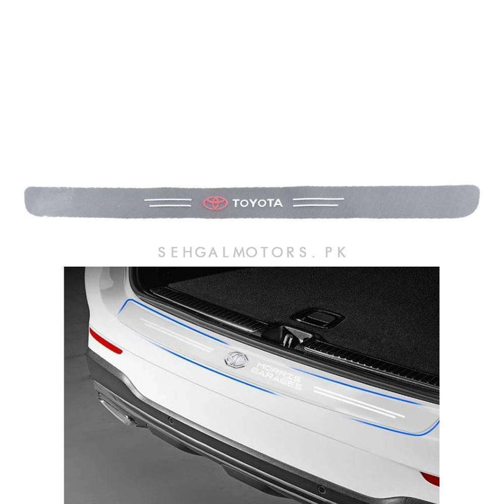 Toyota Logo Back Bumper Protector Transparent