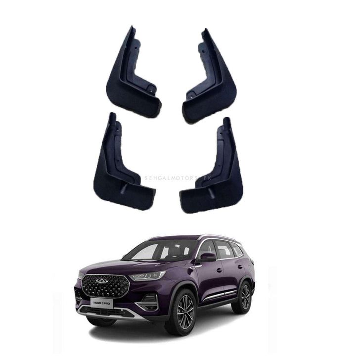 Chery Tiggo 8 Pro Changan Oshan X70 NB Mud Flaps Black 4 Pcs - Model 2022-2024