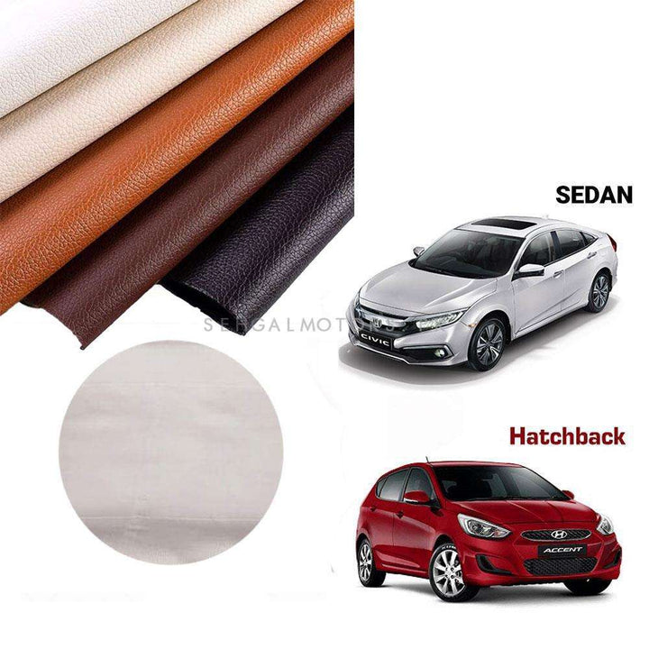 Rexine Floor Matting Hatchback / Sedan Beige 7FT