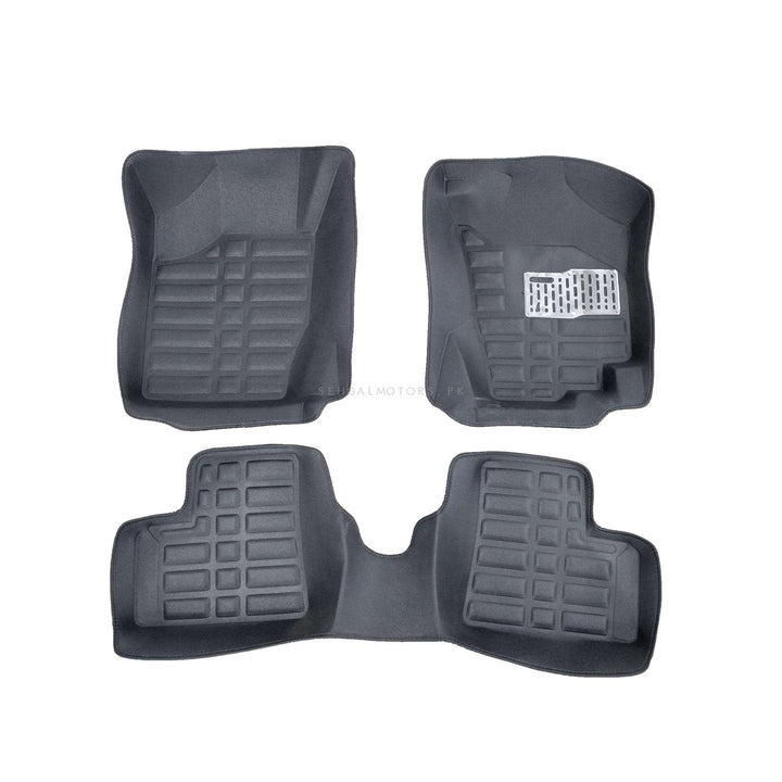 Suzuki Alto Japani 5D Custom Floor Mat Black 3 Pcs - Model 2019-2021