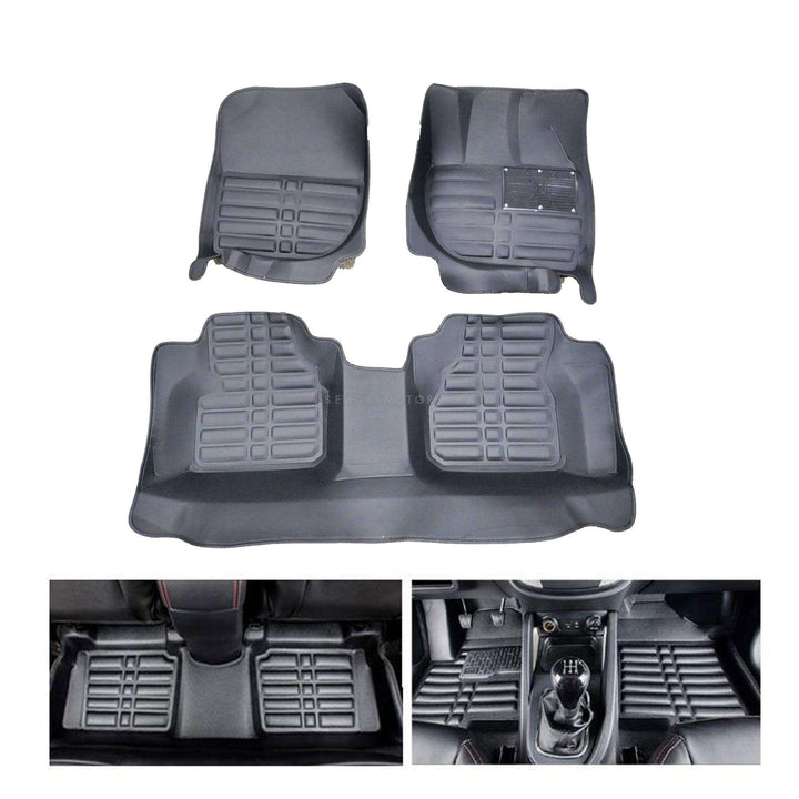 Honda City 5D Custom Floor Mat Black 3 Pcs - Model 2022-2023