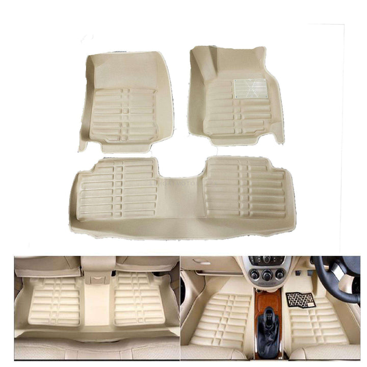 Toyota Corolla 5D Custom Floor Mat Beige 3 Pcs - Model 2000-2008