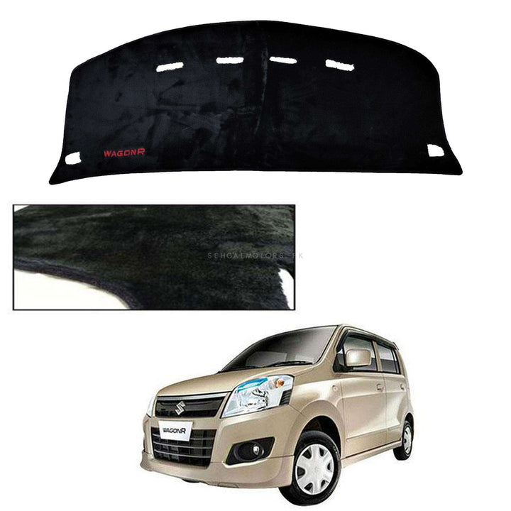 Suzuki Wagon R Dashboard Carpet Velvet Black - Model 2014-2022