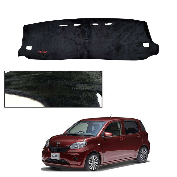 Toyota Passo Dashboard Carpet Velvet Black - Model 2020-2021