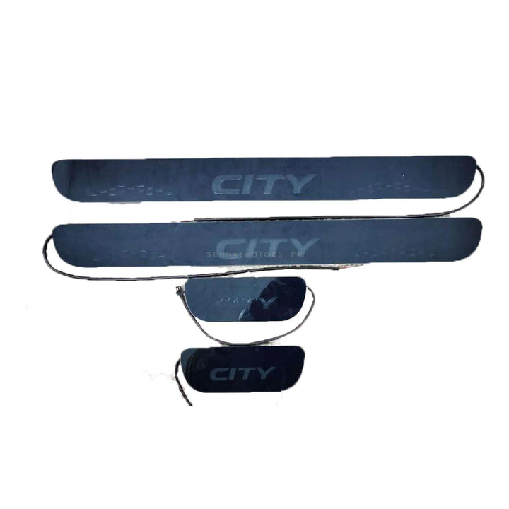 Honda City Glass LED Sill Plates / Skuff LED panels - Model 2016-2021