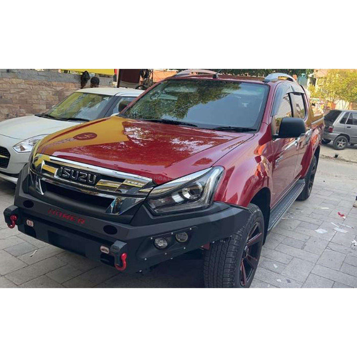 Isuzu DMax Hamer Front Bull Bar Double Fog lamp Version 2 Half - Model 2018-2021